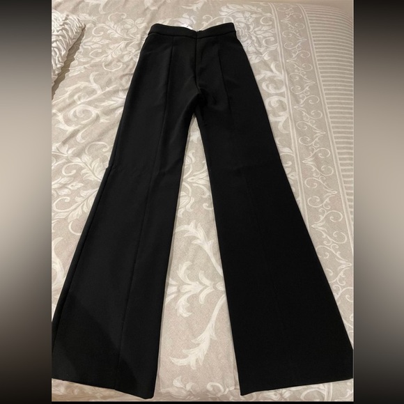 ✨HOST PICK✨ Kookai Delta Black Long Flare Pants High Waisted Tailored Trousers - Picture 3 of 8